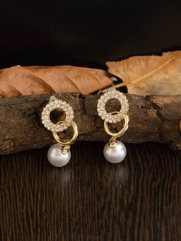 E2O - Gold Drop Earrings For Women