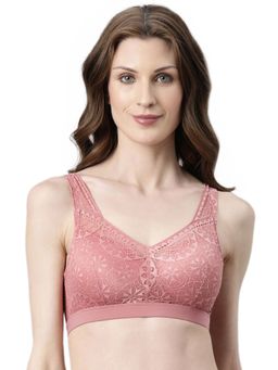 Enamor - Pure Ease Flexi-Comfort Fashion Padded Wirefree High Coverage T-Shirt Bralette F118