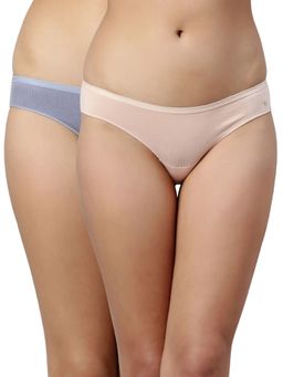 Enamor - Basic Modal Low Waist Bikini Panty Soft Breathable Antimicrobial Stain Release MB01