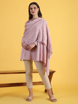 W - Pink Woven Dupatta
