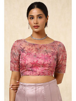 Soch - Pink Floral Stitched Blouse