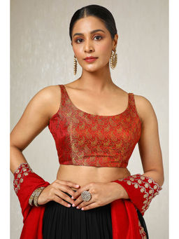 Soch - Maroon Paisley Stitched Blouse