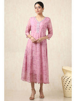 Soch - Pink Floral Midi Dress