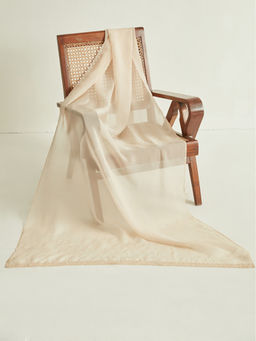 Ancestry - Peach Embroidered Dupatta
