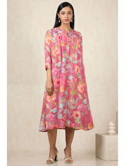 Soch - Pink Floral Midi Dress