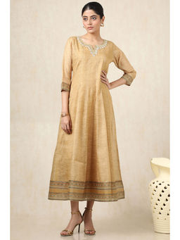 Soch - Mustard Floral Maxi Dress