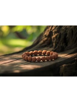 Gahan - 5 Mukhi Rudraksha Stretchable Bracelet