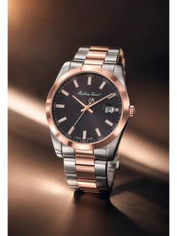 Mathey-Tissot - Black Dial Analogue Watch For Men - H450RN