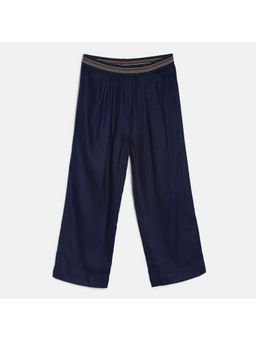 MINI KLUB - Kids Girls Navy Woven Pant