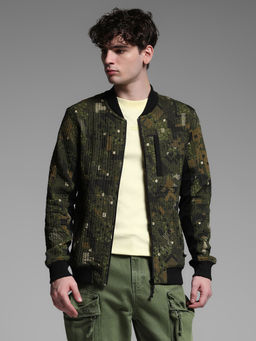 Jack & Jones - Mens Green Regular Fit Jacket