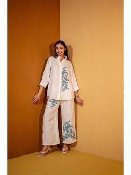 The House of Hemp - White Aavya Co-Ord Set