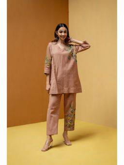 The House of Hemp - Peach Kaashni Co-Ord Set