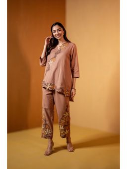 The House of Hemp - Mauve Vanyaa Co-Ord Set