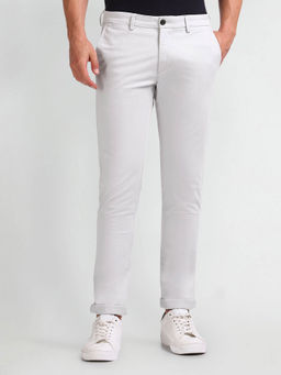 Arrow Sports - Mens Grey Mid Rise Autoflex Trousers