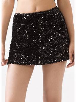 NEF'S Finds - Black Onyx Mini Skirt