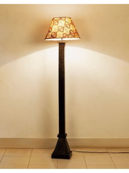 Fabindia - Mango Wood Floor Lamp Without Shade