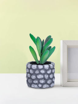 Ekhasa - Artificial Plant with Pot Indoor Plastic Small Decorative Potted Plant