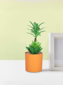 Ekhasa - Artificial Plant with Pot Indoor Plastic Small Decorative Plant