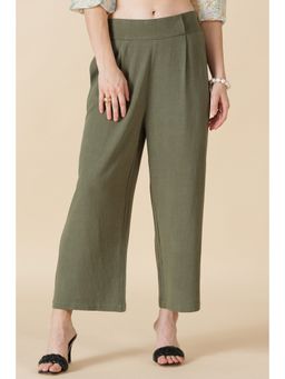 Gipsy - Green Cotton Ladies Pant