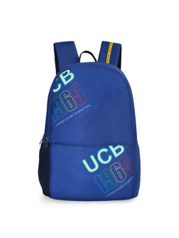 United Colors of Benetton - Cosenza Unisex Polyster 19L Laptop Backpack - Electric Blue