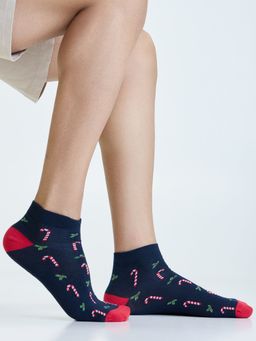Mint & Oak - Candycane Anklelenghsocksmen