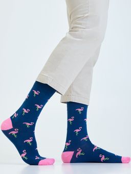 Mint & Oak - Blue Printed Flamingo