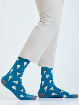 Mint & Oak - Blue Printed Double Scoop