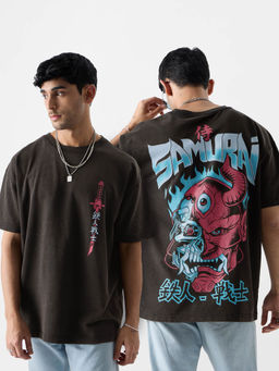 The Souled Store - Original Samurai Men Oversized T-shirts