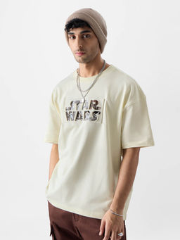 The Souled Store - Official Star Wars: Darth Vader Men Oversized T-shirts