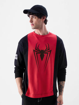 The Souled Store - Spider-man: Radioactive Men Oversized Full Sleeve T-shirts