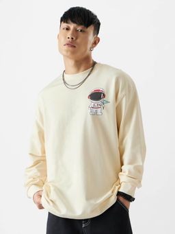 The Souled Store - Original Cosmos Legend Men Oversized Full Sleeve T-shirts