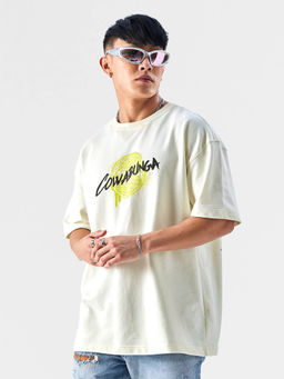 The Souled Store - Official Tmnt: Cowabunga Men Oversized T-shirts