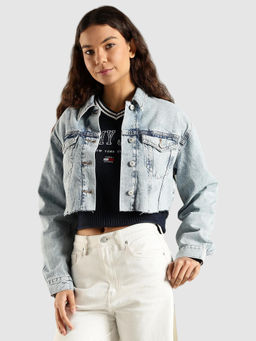 Tommy Hilfiger - Blue Colorblock Denim Jacket