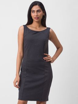 Globus - Grey Solid Dress