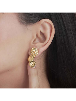 Palmonas - Vintage Hammer Petal Drop Earring