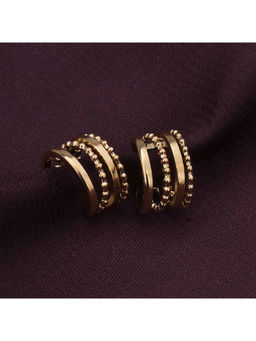 Palmonas - Minimalist Gold Stud Earring For Womens