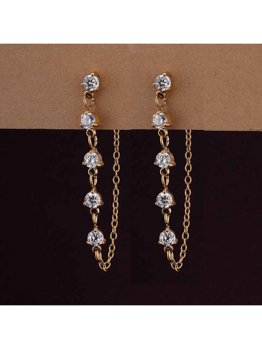 Palmonas Twinkling Teardrops Drop Earring For Womens