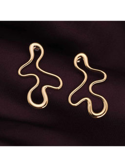 Palmonas - Minimalist Irregular Hollow Drop Earring For Womens