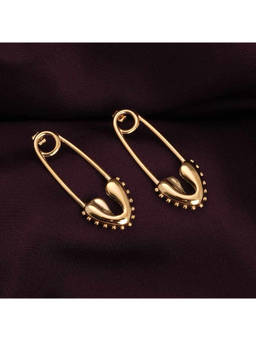 Palmonas - Minimalist Safety Pin Drop Earring For Womens