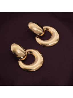 Palmonas - Round Ear Buckle Drop Earring For Womens