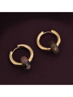 Palmonas - Brown Acrylic Drop Earring For Womens