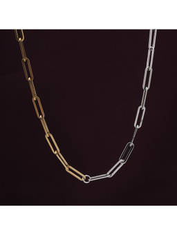 Palmonas - Mixed Meta Chain Link Necklace For Womens