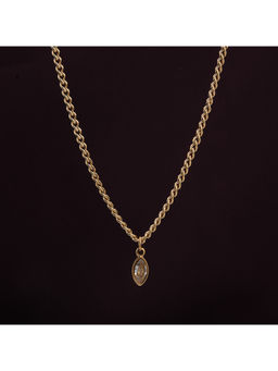 Palmonas - Diamond Dewdrop Brown Birthstone Necklace For Womens