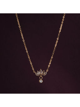 Palmonas - Floral Fantasy Gold Necklace For Womens