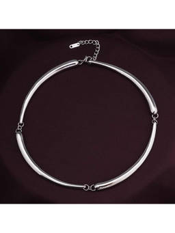 Palmonas - Gold Tube Collar Necklace For Womens