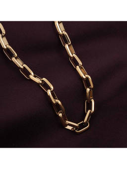 Palmonas - Gold Hollow Link Chain Necklace For Womens