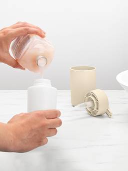 Brabantia - Renew Beige Non-Drip Pump Soap Dispenser 250Ml