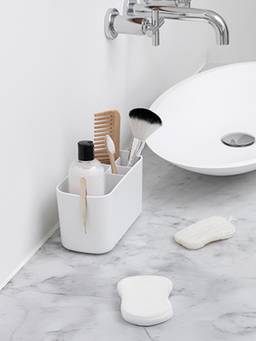 Brabantia - White Bathroom Sink Caddy