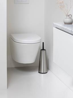 Brabantia - Renew Silver Toilet Brush with Holder