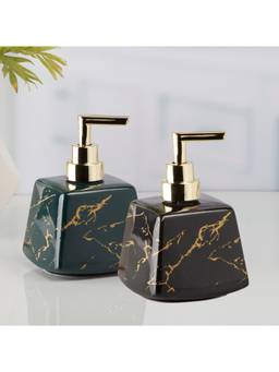 Kookee - Multi-Color Ceramic Soap Dispensers (Pack of 2)